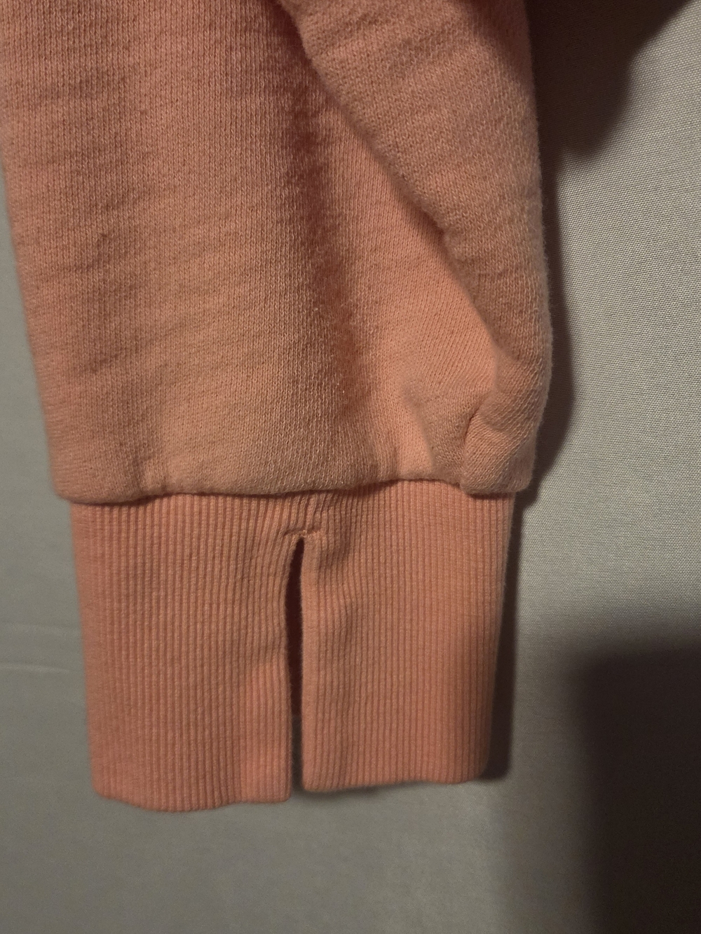 JoyLab Peach V-Neck Ruched Front Cropped Athletic Sweatshirt Large - Picture 5 of 8